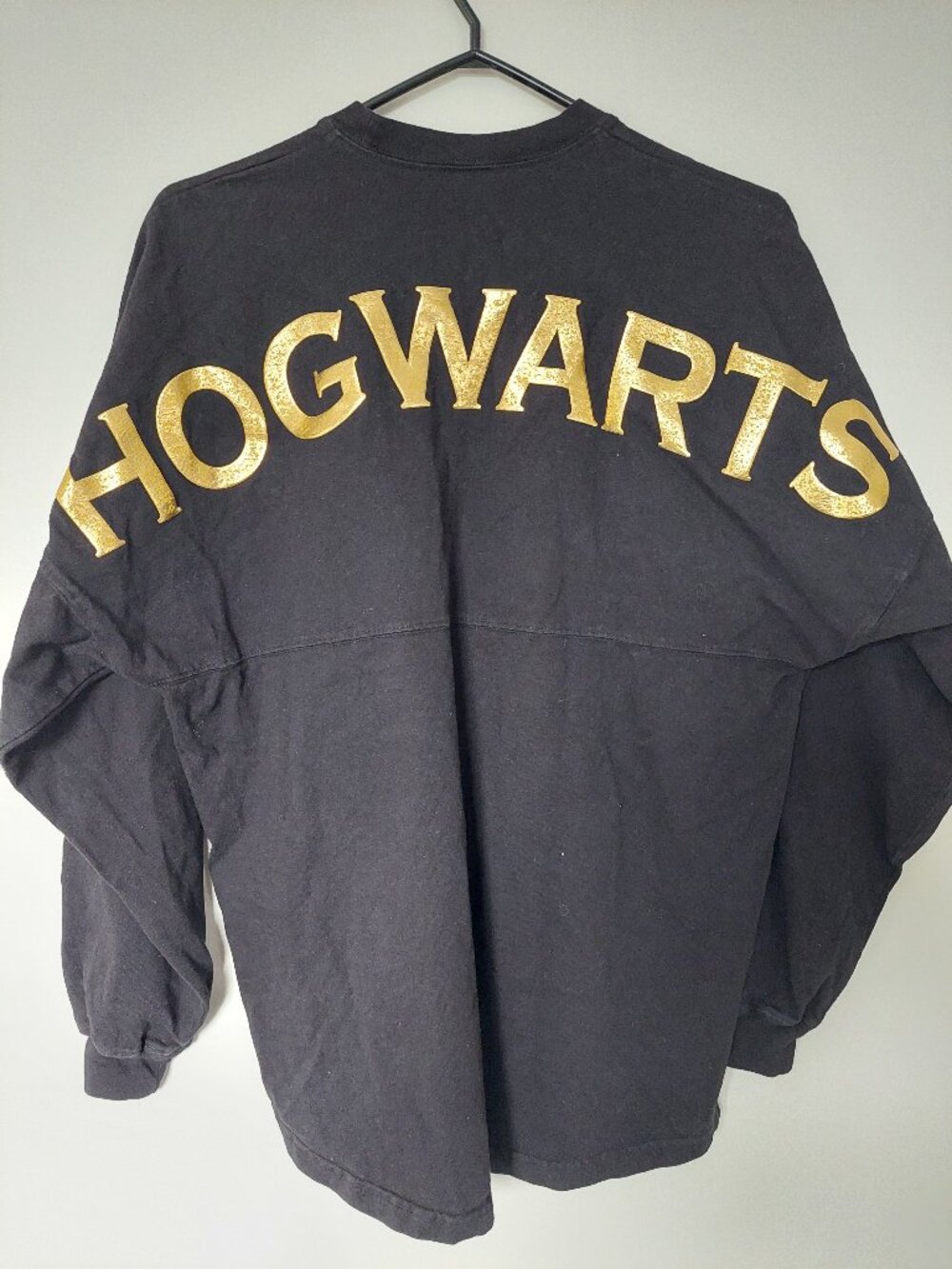 Wizardarding World Of Harry Potter Black Hogwarts Spirit Jersey Size S
